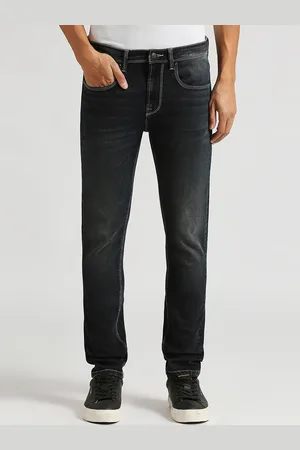 Pepe Jeans Men Chinox Super Skinny Fit Mid-Rise Clean Look Light Fade Stretchable Jeans