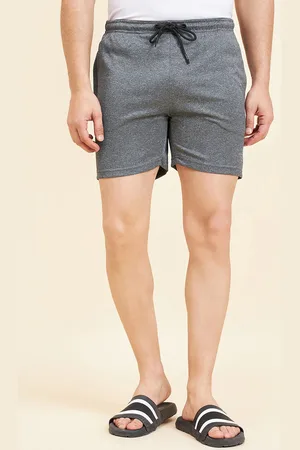 Sweet Dreams Men Charcoal Mid-Rise Shorts