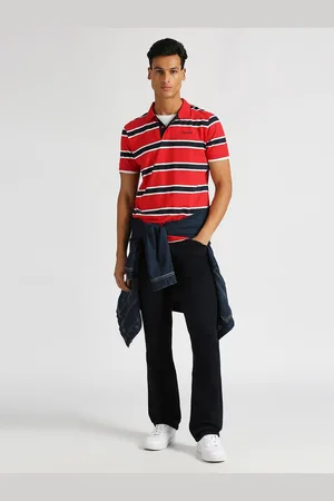 Pepe Jeans Rollins Classic Striped Polo Collar Pure Cotton T-shirt