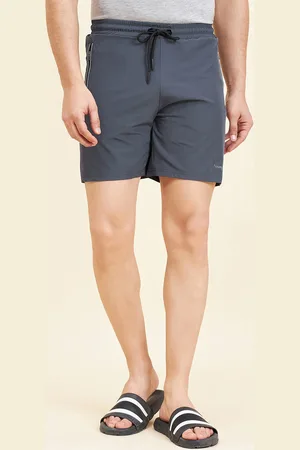 Sweet Dreams Men Grey Mid-Rise Lounge Shorts