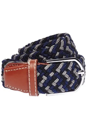 The Tie Hub Men Braided Stretchable Casual Elasticated Belt