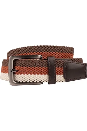 The Tie Hub Men Braided Stretchable Casual Elasticated Belt