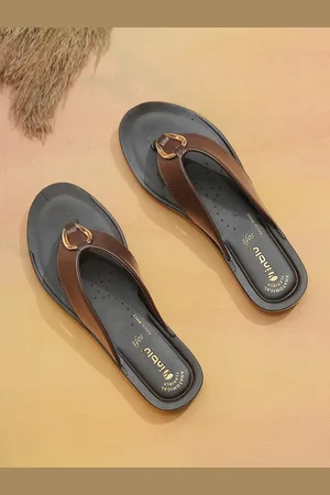 Inblu Open Toe T-Strap Flats