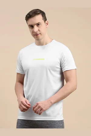 Classic Polo Typography Printed Round Neck Antimicrobial Slim Fit T-shirt