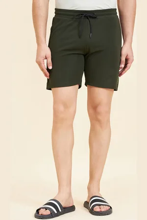 Sweet Dreams Olive Men Mid-Rise Shorts