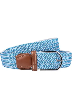 The Tie Hub Men Braided Stretchable Casual Elasticated Belt