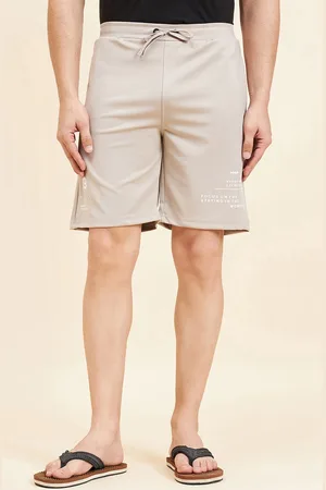 Sweet Dreams Men Beige Mid-Rise Shorts