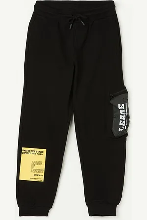 Lifestyle Boys Pure Cotton Mid-Rise Joggers