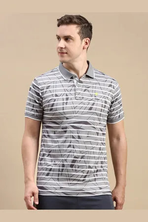 Classic Polo Graphic Printed Polo Collar Antimicrobial Slim Fit T-shirt