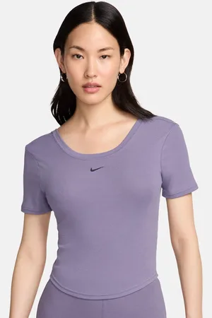 Nike Sportswear Chill Knit Women's Tight Scoop-Back Long-Sleeve Mini-Rib  Top (Plus Size).