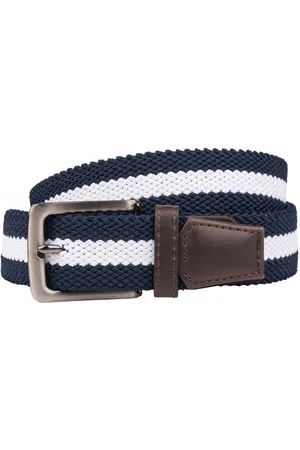 The Tie Hub Men Braided Stretchable Casual Elasticated Belt