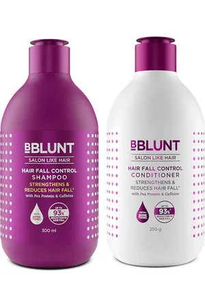 BBLUNT Set of Hair Fall Control Combo with Pea Protein - Shampoo 300ml & Conditioner 250g