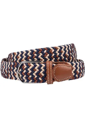 The Tie Hub Men Braided Stretchable Casual Elasticated Belt