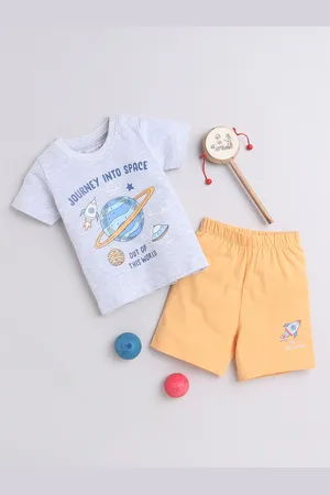 BUMZEE Boys Printed Top with Shorts