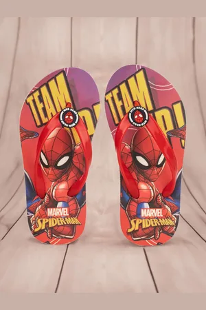 toothless Boys Spiderman Printed Thong Flip-Flops