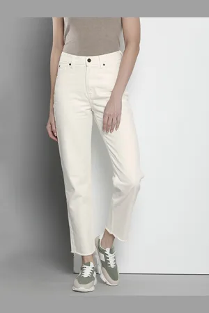 Tommy Hilfiger Women Pure Cotton Mid Rise Classic Straight Fit Jeans