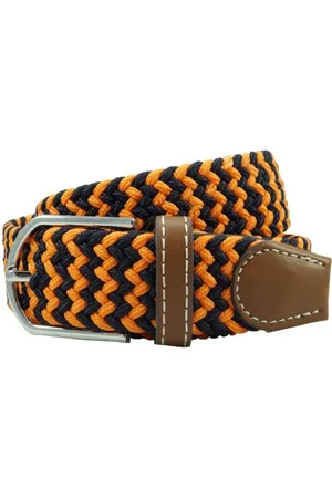 The Tie Hub Men Braided Stretchable Casual Elasticated Belt