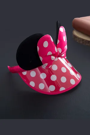 Golden Peacock Girls Printed Acrylic Visor Cap