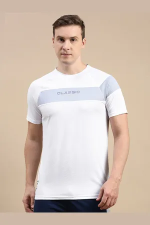 Classic Polo Typography Printed Round Neck Antimicrobial Slim Fit T-shirt