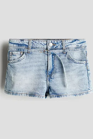 H&M Girls Relaxed Fit Denim Shorts
