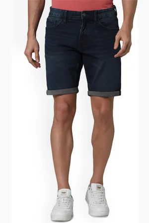 Celio Men Washed Slim Fit Denim Shorts
