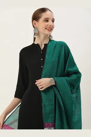 ArtEastri Ethnic Motifs Woven Design Cotton Silk Dupatta