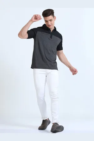 STELLERS Polo Collar Monochrome T-shirt