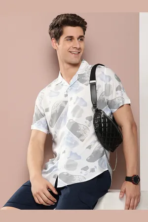 HARVARD Men Abstract Printed Casual Shirt