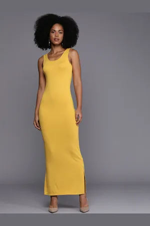 Boohoo Slit Maxi Dress