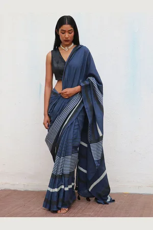 Chidiyaa Pure Cotton Block Print Saree