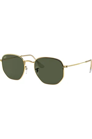 Ray-Ban Unisex UV Protected Green Lens Irregular Sunglasses - 0RB354891963154
