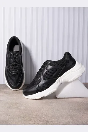 Styli Men Chunky Mesh Detail PU Sneakers