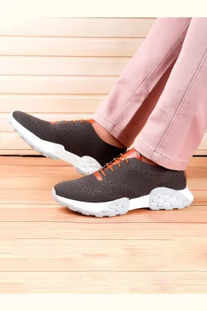 HERE&NOW Men Mesh Running Non-Marking Shoes