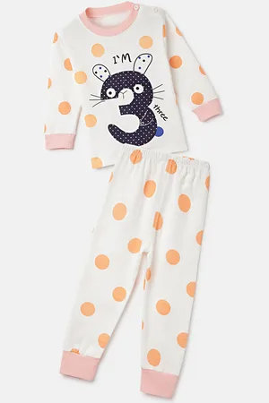 Googo Gaaga Boys Printed T-shirt With Pyjamas Clothing Set