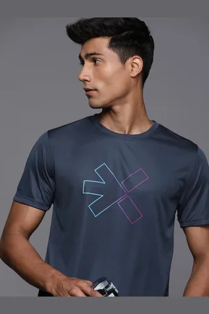 HRX Men Brand Logo Printed Rapid-Dry Training T-shirt