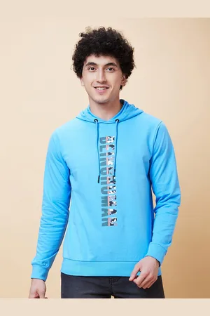 Being Human Typography Printed Hooded Pullover Sweatshirt