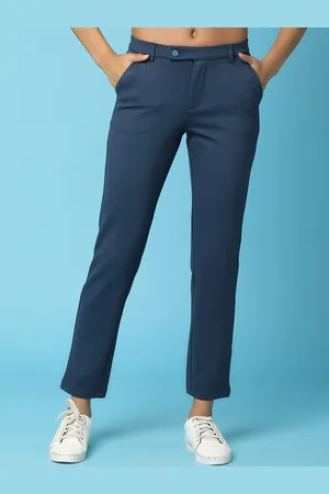 V-Mart Women Cotton Mid-Rise Formal Trousers