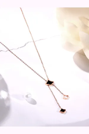 Asmitta Jewellery Rose Gold Plated Necklace