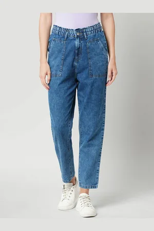 Kraus Women Relaxed Fit Light Fade High-Rise Jeans