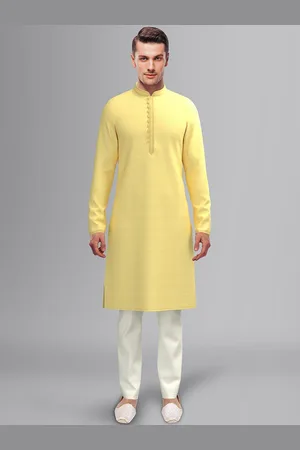 TheEthnic.Co Floral Woven Design Straight Kurta with Trousers