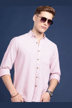 Mast & Harbour Men Standard Striped Casual Shirt