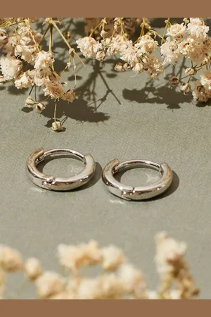 Salty Men Circular Hoop Earrings