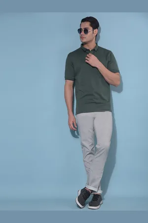 Crimsoune Club Polo Collar Slim Fit Cotton T-shirt