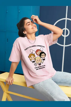 Bewakoof X OFFICIAL THE OFFICE MERCHANDISE Graphic Printed Oversized T-shirt