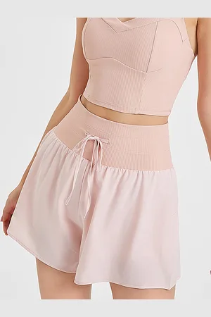 LULU & SKY Women High-Rise Sports Shorts