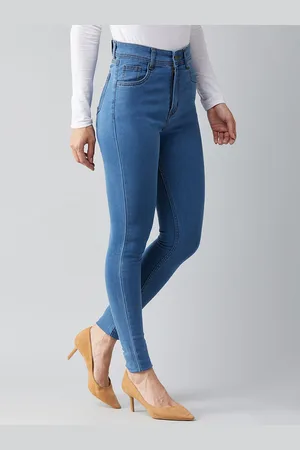 Miss Chase Women Skinny Fit High-Rise Stretchable Jeans