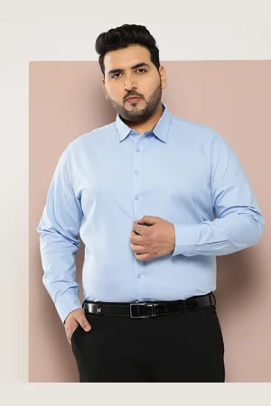 Sztori Men Plus Size Smart Pure Cotton Formal Shirt