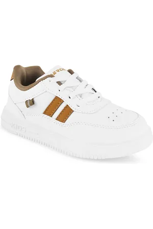Lil Lollipop Kids Striped Perforated Sneakers