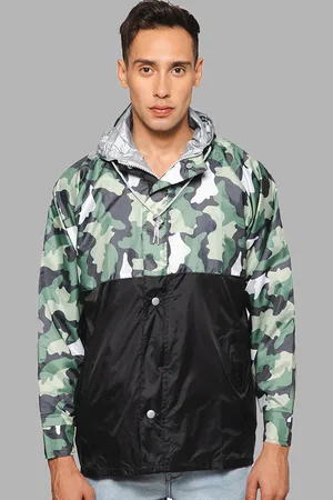 THE CLOWNFISH Napoleon Waterproof Double Coating Reversible Rain Jacket