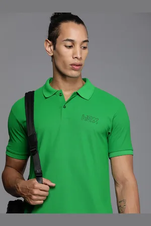 HRX Men Polo Collar Rapid-Dry T-shirt